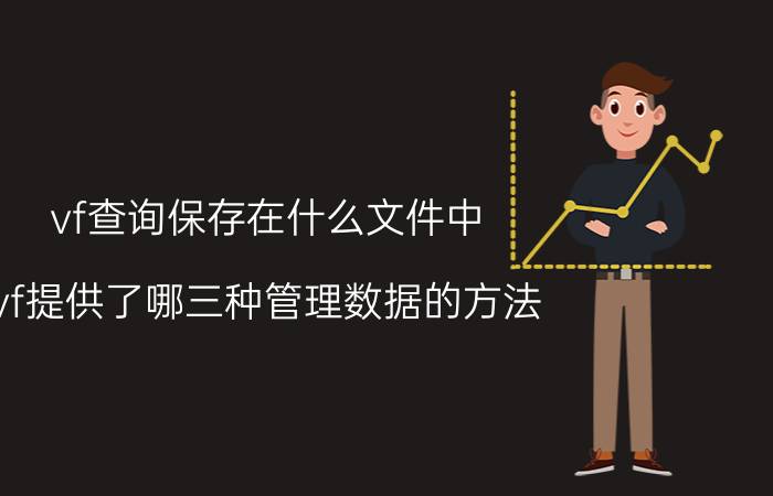 vf查询保存在什么文件中 vf提供了哪三种管理数据的方法？